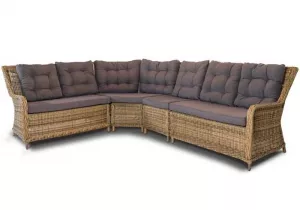 Угловой диван из искусственного ротанга БЕРГАМО