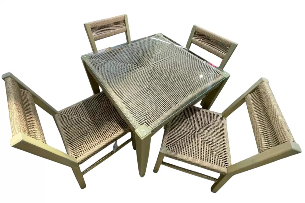 Плетеная деревянная мебель из лиственницы комплект Плетеная деревянная мебель из лиственницы комплект
