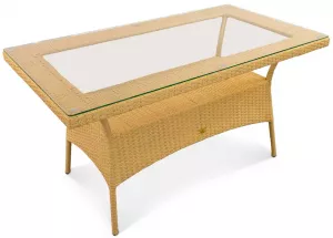 Кофейный стол из искусственного ротанга