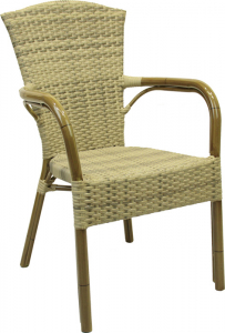 Плетеное кресло из искусственного ротанга купить недорого