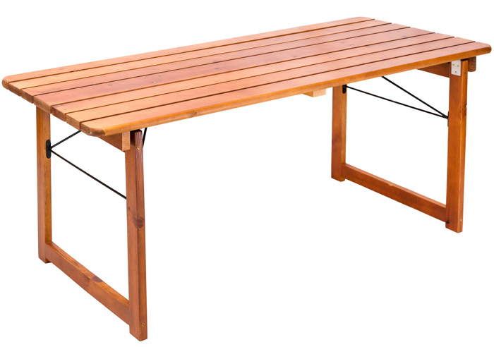 Складной обеденный стол деревянный из сосны купить недорого