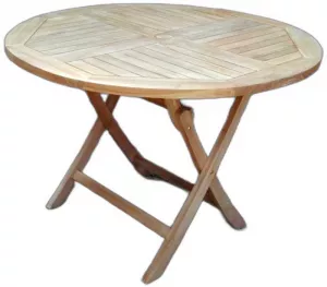 Складной деревянный тиковый стол для улицы овальный купить