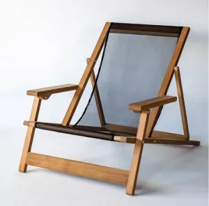 Складное кресло-шезлонг из ироко