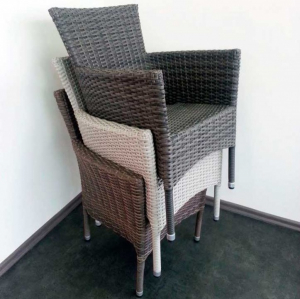 Штабелируемое плетеное кресло