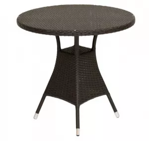 Круглый плетеный стол для дачи 60-100 см