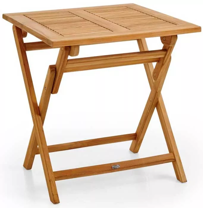 Квадратный обеденный складной стол из тика купить Квадратный обеденный складной стол из тика купить