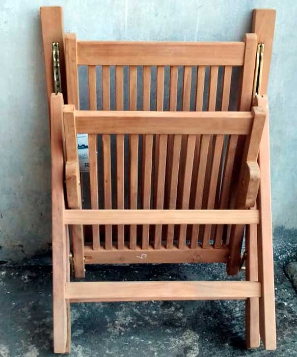 Складное тиковое кресло, позиционное
