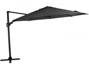 Зонт для дачи на боковой опоре Varallo антрацитовый/серый 375 см