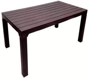 Круглый стол из пластика для кафе и дома, капучино