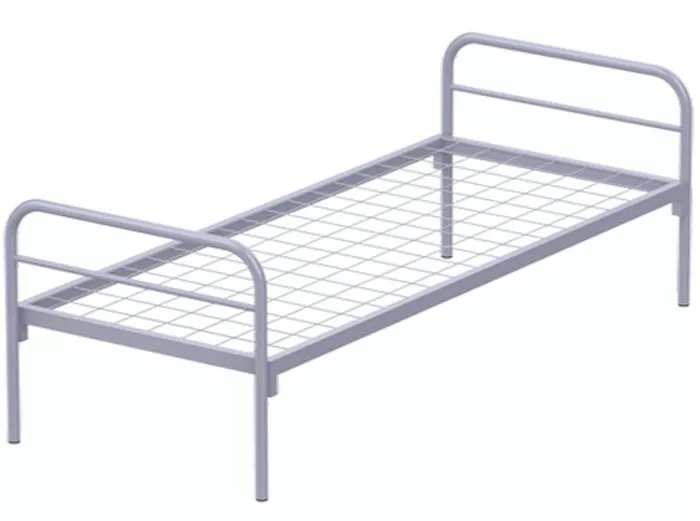 Кровать металлическая односпальная для общежитий купить! Кровать металлическая односпальная для общежитий купить!
