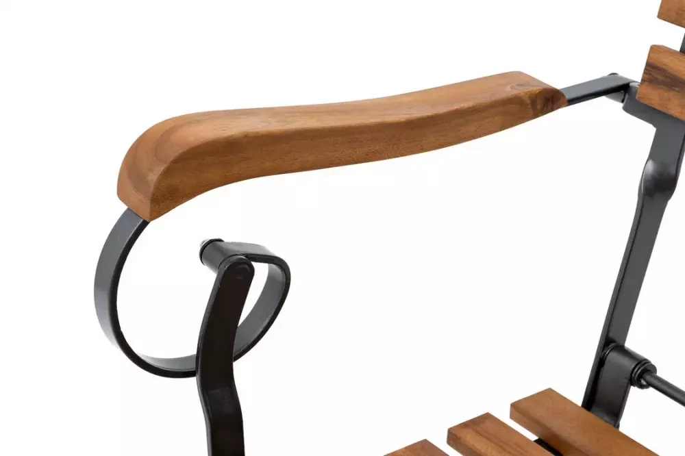 Набор садовой мебели из акации и металла для улицы Набор садовой мебели из акации и металла для улицы