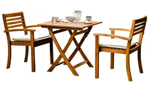 Обеденный деревянный комплект из акации
