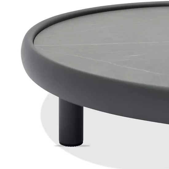 Комплект уличный для отдыха из алюминия, антрацит Комплект уличный для отдыха из алюминия, антрацит