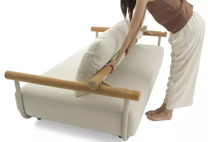 Лаунж комплект мебели для отдыха бежевый, алюминий/тик Лаунж комплект мебели для отдыха бежевый, алюминий/тик