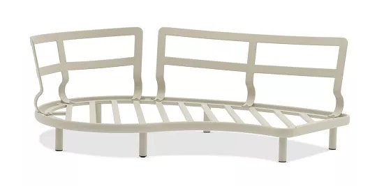 Уличный комплект для отдыха из алюминия, бежевый Уличный комплект для отдыха из алюминия, бежевый