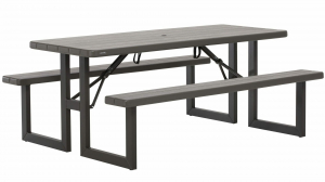 Складные столы с лавочками LifeTime для пикника и кейтеринга