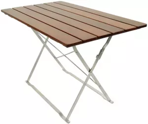 Складной стол для дачи деревянный из акации купить