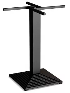 Черное подстолье для стола из пластика уличное