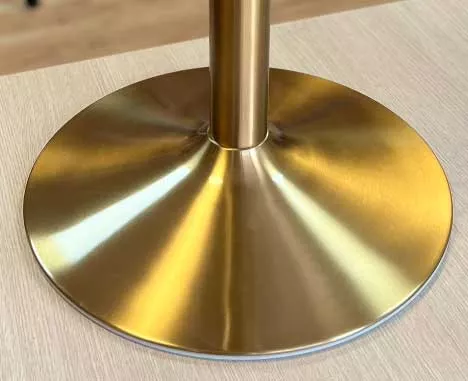 Подстолье золотое металлическое для стола купить недорого