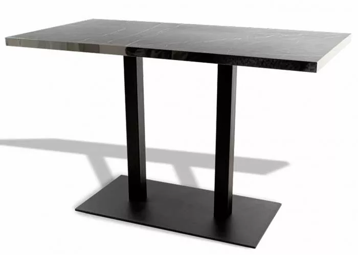 Усиленное металлическое подстолье для стола, черное