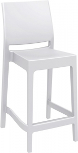 Барный стул белый пластик купить недорого