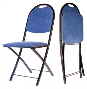 Складной стул для дачи на металлокаркасе