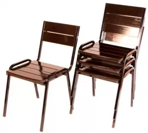 Уличные стулья для дачи на металлокаркасе