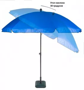 Садовые зонты с наклоном на центральной опоре 2,2 м купить