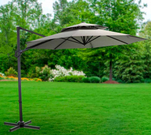Алюминиевый дачный зонт на боковой опоре 3 м