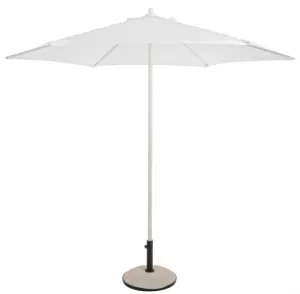 Садовый зонт на центральной опоре для дачи 2,7м, белый