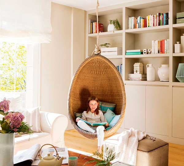 Кресло кровать в детской комнате интерьер - фото