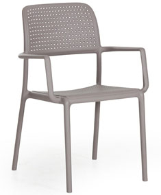Кресло пластиковое Bora, серый