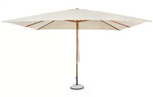 Большой садовый зонт для дачи 3х4м бежевый Италия