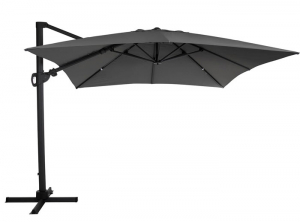 Квадратный зонт Varallo, серый