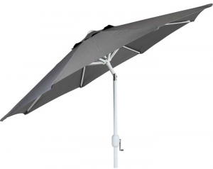 Зонт для дачи Cambre 2,5 м, серый/белый