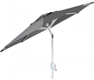 Зонт на центральной опоре Cambre 2м, серый/белый