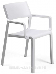 Кресло пластиковое Trill, белый