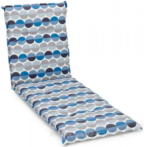 Подушка Naxos для лежака, голубые круги