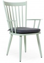 Алюминиевый стул для дачи Alvena, зеленый
