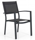 Кресло из алюминия Leone, черный