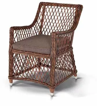 Кресло из искусственного ротанга Latte, коричневый