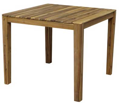 Деревянный стол из массива акации 90 см