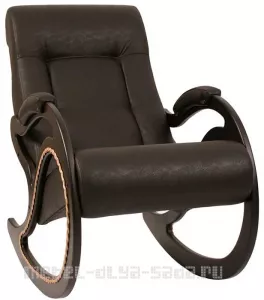 Мягкое кресло-качалка с мягкими подлокотниками