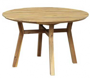 Круглый стол из массива акации 116 см