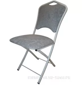 Складные стулья для дачи со спинкой на металлокаркасе