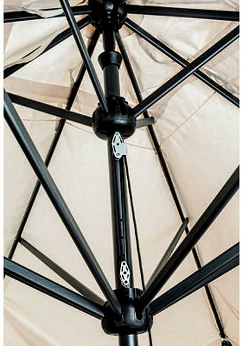 Большой профессиональный зонт для кафе 4х4
